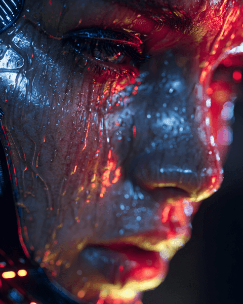 2050 Cyberpunk AI Avatar Test